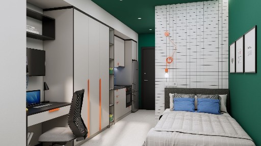 Studio / Γκαρσονιέρα, 21τ. μ.