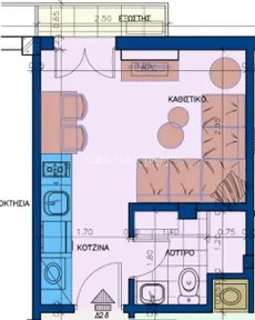 Studio / Γκαρσονιέρα, 27τ. μ.