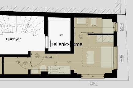 Studio / Γκαρσονιέρα, 26τ. μ.