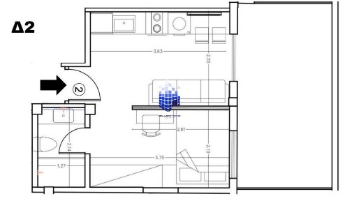 Studio / Γκαρσονιέρα, 28τ. μ.