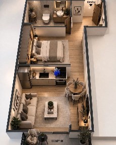 Studio / Γκαρσονιέρα, 30τ. μ.