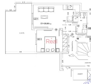 Studio / Γκαρσονιέρα, 47τ. μ.