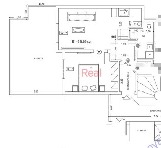 Studio / Γκαρσονιέρα, 47τ. μ.