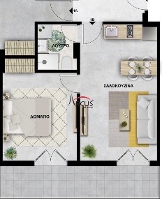 Studio / Γκαρσονιέρα, 42τ. μ.