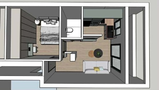 Studio / Γκαρσονιέρα, 30τ. μ.