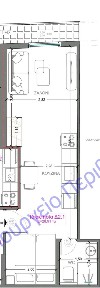 Studio / Γκαρσονιέρα, 29τ. μ.