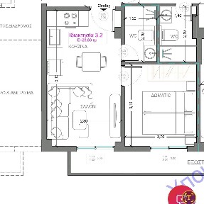 Studio / Γκαρσονιέρα, 30τ. μ.
