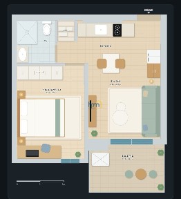 Studio / Γκαρσονιέρα, 45τ. μ.