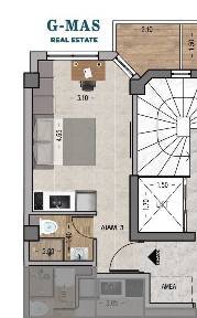 Studio / Γκαρσονιέρα, 29τ. μ.