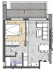 Studio / Γκαρσονιέρα, 56τ. μ.