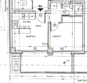 Studio / Γκαρσονιέρα, 42τ. μ.