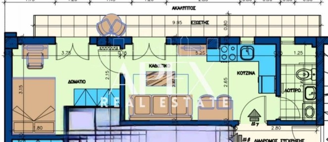 Studio / Γκαρσονιέρα, 39τ. μ.